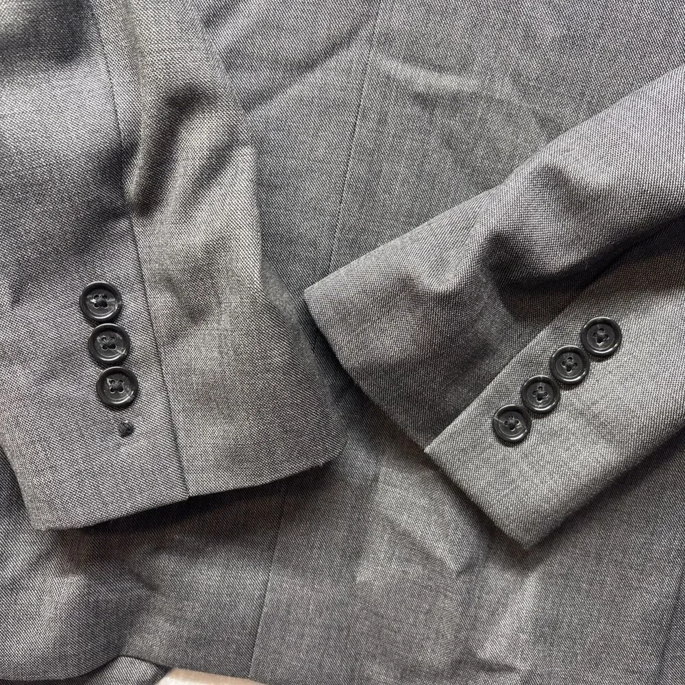 J. CREW Gray Ludlow Blazer Jacket Tollegno 1900 Italian Fabric Size 42L